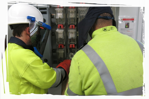 Risiko Arbeiten an elektrischen Betriebsmittel